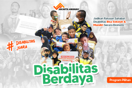 Bantu Pendidikan Ratusan Anak Disabilitas